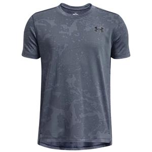 UNDER ARMOUR Tech Vent Jacquard kurzarm Trainingsshirt Jungen 044 - downpour gray/black