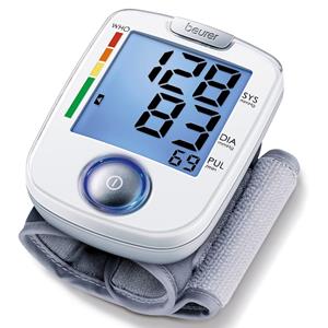 Handgelenk-Blutdruckmessgerät BC 44 Easy to use Beurer Weiß/Grau