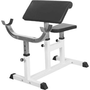 Gorilla Sports Biceps Curlbank - Fitnessbank - Verstelbaar - Belastbaar tot 200 kg - 