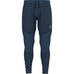 Odlo Run Easy Warm - Laufhose - Herren Blue Wing Teal M