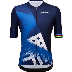 Santini UCI WORLD CHAMPIONSHIP GLASGOW Shirt met korte mouwen City Grid 2023 fietsshirt