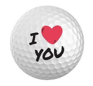JUMBOGOLF JUMBO SPORTS I Love You Golfbal