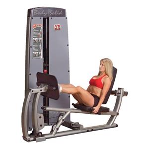 Body-Solid Beenpres- en kuitmachine "Pro Dual", Gewichtsblok 95 kg