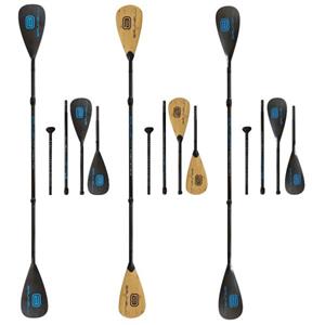 BRUNELLI CARBON KAJAK Dual Tech Paddle 2-in-1 SUP Paddel 4-teilig Anti Twist