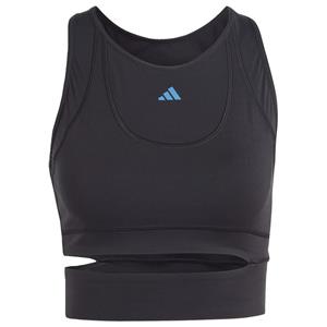 adidas Tailored HIIT HEAT.RDY Crop Training Tanktop Schwarz