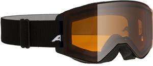Alpina Narkoja DH Skibrille Farbe: 131 black, Scheibe: DOUBLEFLEX S2))