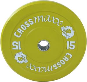 Lifemaxx Crossmaxx Bumper Plate - Halterschijf - 50 mm - 15 kg