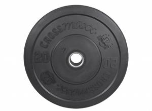 Lifemaxx Crossmaxx Bumper Plate - Olympische Halterschijf - 50 mm - 20 kg