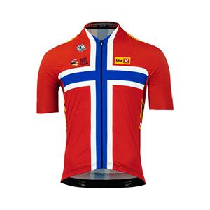 Bioracer Uno-X Fietsshirt met korte mouwen Icon Noorse kampioen TdF 2023 fietsshirt met k
