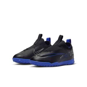 Nike Air Zoom Mercurial Vapor 15 Academy TF Shadow - Zwart/Zilver/Blauw Kids