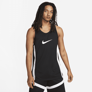 Nike Icon Dri-FIT basketbaljersey voor heren - Zwart