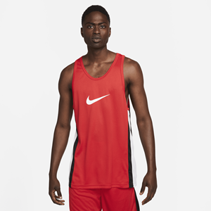 Nike Icon Dri-FIT basketbaljersey voor heren - Rood