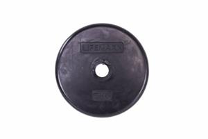 Lifemaxx Rubber Coated Disc - 30 mm - Zwart - 1 kg