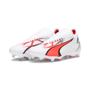 PUMA Ultra Match MxSG Stollen-Fußballschuhe Herren 01 - PUMA white/PUMA black/fire orchid