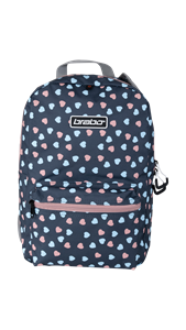 Brabo Storm Backpack O'Geez Hearts Pink 23