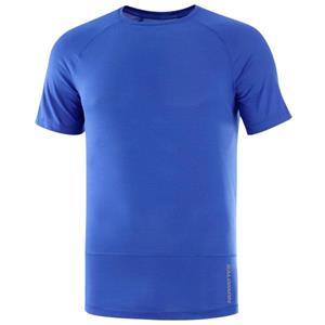 Salomon  Cross Run S/S Tee - Hardloopshirt, blauw