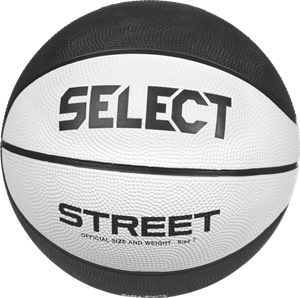 Select Basketbal Street Wit V23 zwart maat 7