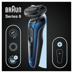 Braun Series 6 61-B1000s - Elektrisch Scheerapparaat Mannen - Blauw