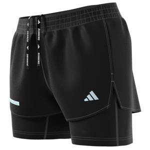 Adidas  Women's Ultimate 2In1 Shorts - Hardloopshort, zwart