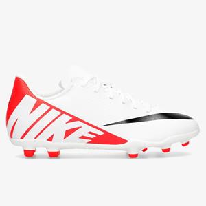 Nike mercurial vapor fg voetbalschoenen wit/rood kinderen
