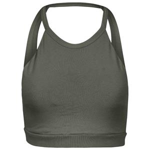 Mandala  Women's Halterneck Bra - Sportbeha, grijs/olijfgroen