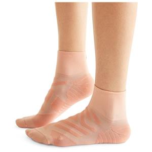 On  Women's Performance Mid Sock - Hardloopsokken, beige/roze