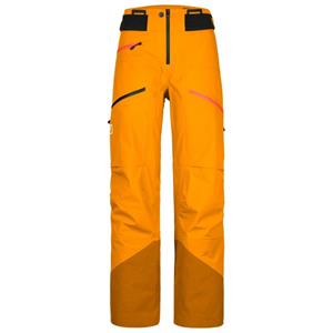 Ortovox  Women's 3L Deep Shell Pants - Skibroek, oranje