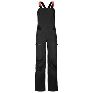 Ortovox  Women's 3L Deep Shell Bib Pants - Skibroek, zwart
