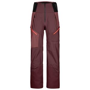 Ortovox  Women's 3L Guardian Shell Pants - Skibroek, rood