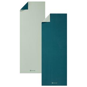 Gaiam  4 mm Classic 2-Color Yoga Mat - Yogamat, blauw/grijs