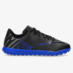 Nike mercurial vapor club turf voetbalschoenen zwart/blauw kinderen kinderen