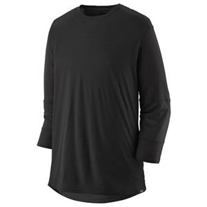 Patagonia  Merino 3/4 Sleeve Bike Jersey - Fietsshirt, zwart