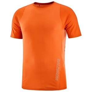Salomon  Sense Aero S/S Tee - Hardloopshirt, oranje