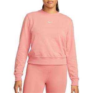 NIKE Dri-FIT One Crew-Neck French Terry Sweatshirt Damen 618 - red