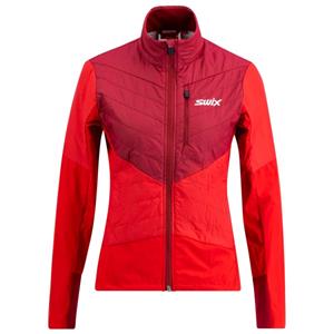 Swix  Women's Dynamic Hybrid Insulated Jacket - Langlaufjas, rood