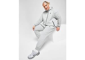Nike Sportswear Tech Fleece joggingbroek met halfhoge taille voor dames (Plus Size) - Grey- Dames