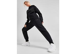 Nike Sportswear Tech Fleece Joggingbroek met halfhoge taille voor dames - Black/Black- Dames