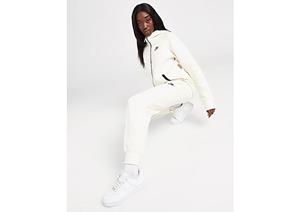 Nike Sportswear Tech Fleece Joggingbroek met halfhoge taille voor dames - Pale Ivory/Black- Dames