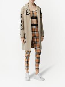 Burberry Sport-bh met vintage ruit - Bruin