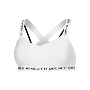 UNDER ARMOUR Crossback Low Sport-BH Damen 100 - white/black/black