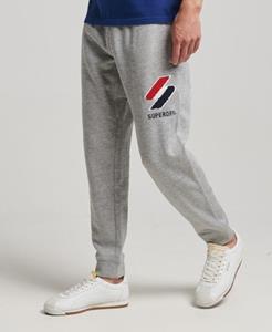 Superdry Male Code Joggingbroek van Chenille Lichtgrijs