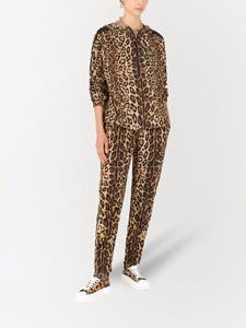 Dolce & Gabbana Trainingsbroek met luipaardprint - Bruin