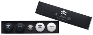 Volvik Skull Pack 4 Balls&Marker