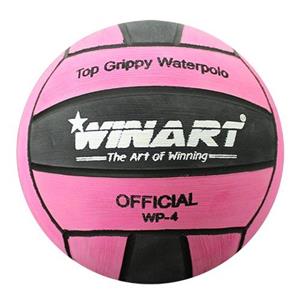 waterpolobal top grippy, roze/zwart,