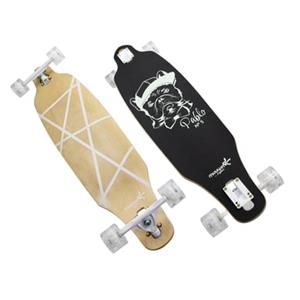 Muuwmi Light s Lange board GLOW ABEC 7 Pablo, met gloeiwielen en gloei-effect