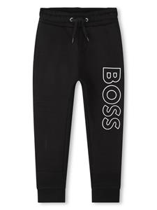 BOSS Kidswear Trainingspak met logoprint - Zwart