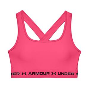 UNDER ARMOUR Armour Mid Crossback Sport-BH Damen 653 - cerise/cerise/black