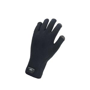 SealSkinz Waterproof All Weather Ultra Grip Knitted fietshandschoenen zwart, M