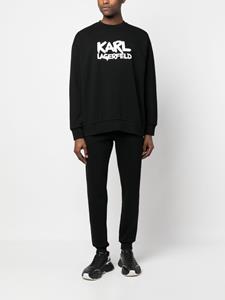 Karl Lagerfeld Trainingsbroek met logoprint - Zwart