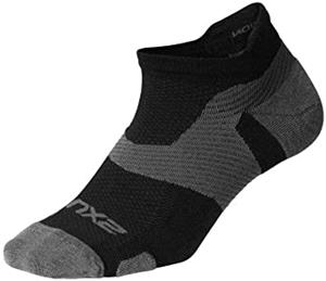 2XU Vectr merino light Noshow compressie sokken zwart